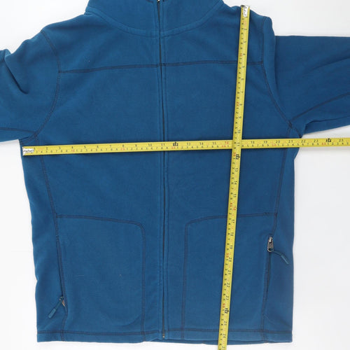 Saltrock Women's Blue Full Zip Fleece Hoodie Size M