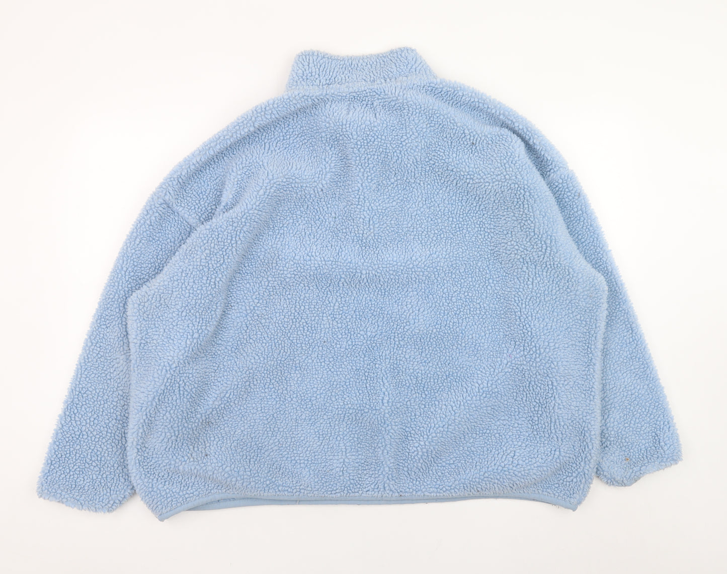 Disney Stitch Blue Fleece Womens Pullover Sweatshirt XL