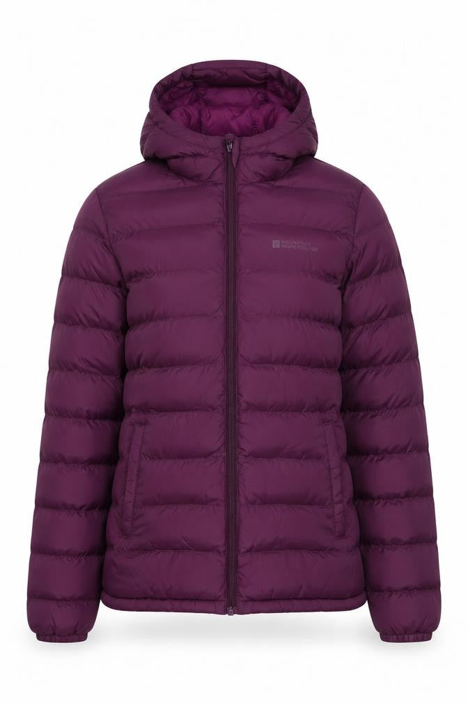 Mountain Warehouse Women’s Purple Size 8 Hooded Puffer Jacket