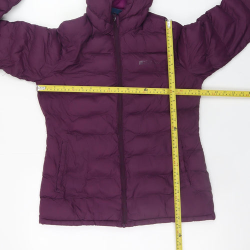 Mountain Warehouse Women’s Purple Size 8 Hooded Puffer Jacket