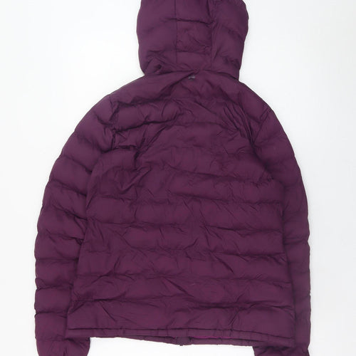 Mountain Warehouse Women’s Purple Size 8 Hooded Puffer Jacket