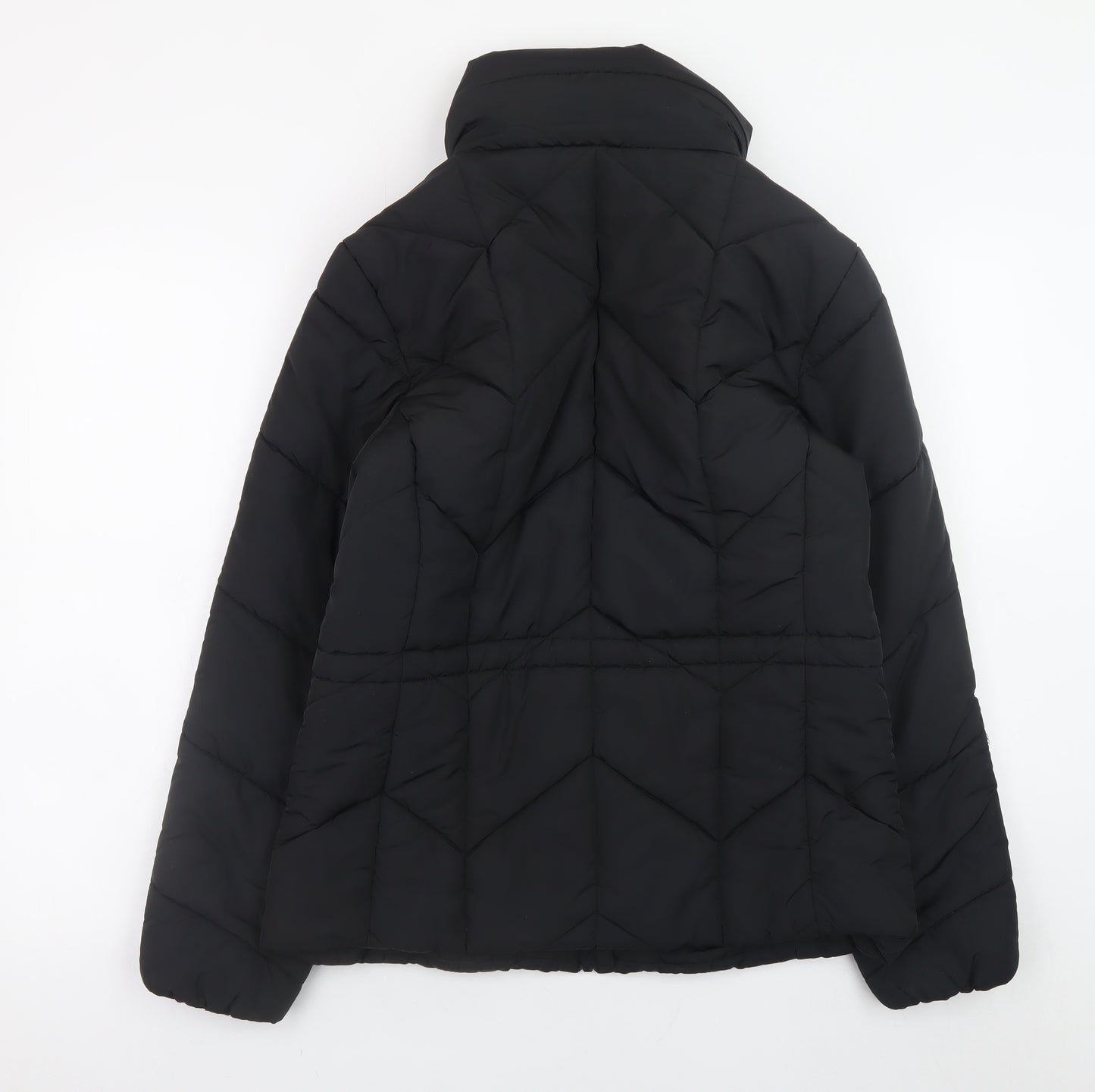 Marks and Spencer Women's Black Size 10 Quilted Puffer Jacket