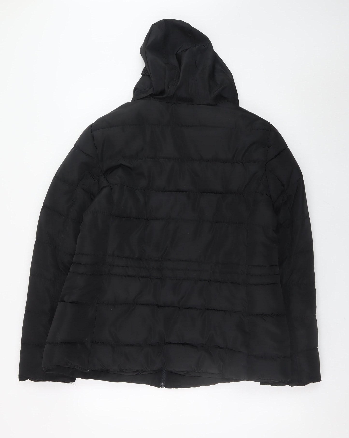 Debenhams Women’s Black Size 16 Hooded Puffer Jacket