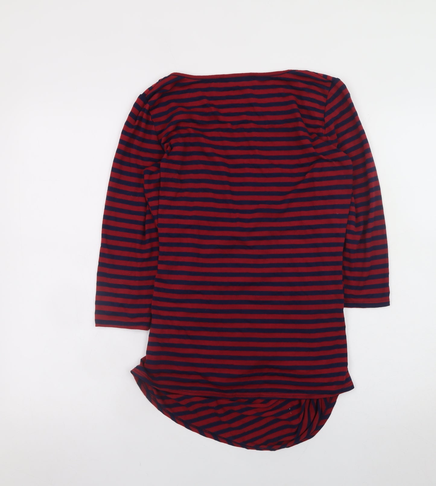 Blooming Marvellous Women’s Red Navy Striped Wrap Maternity Top Size 14