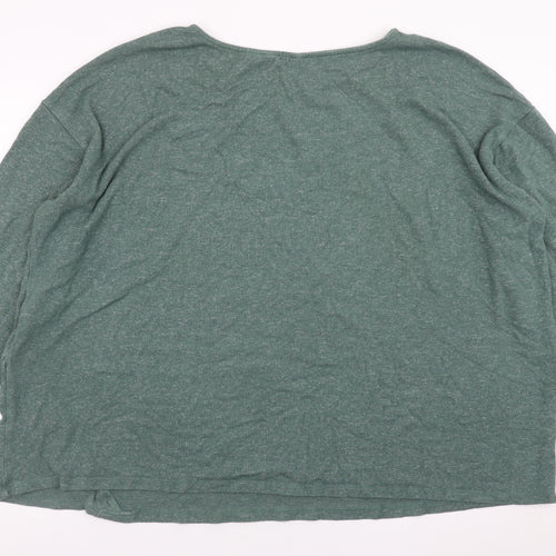 Marks and Spencer Women Green 3/4 Sleeve Tunic Top UK 26/28