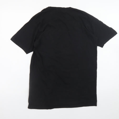 Nintendo Men's Black Medium Mario Graphic Cotton T-Shirt