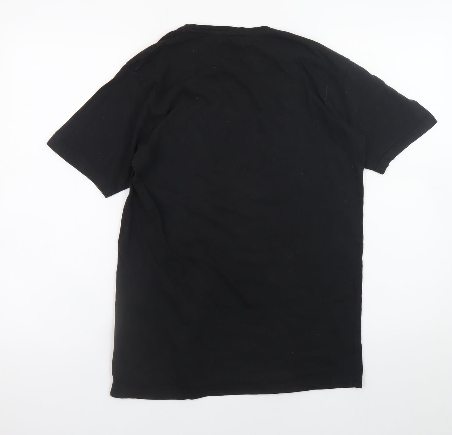 Nintendo Men's Black Medium Mario Graphic Cotton T-Shirt