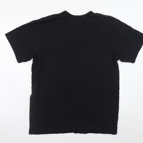 Calvin Klein Men's Black Crew Neck Short Sleeve T-Shirt Size L