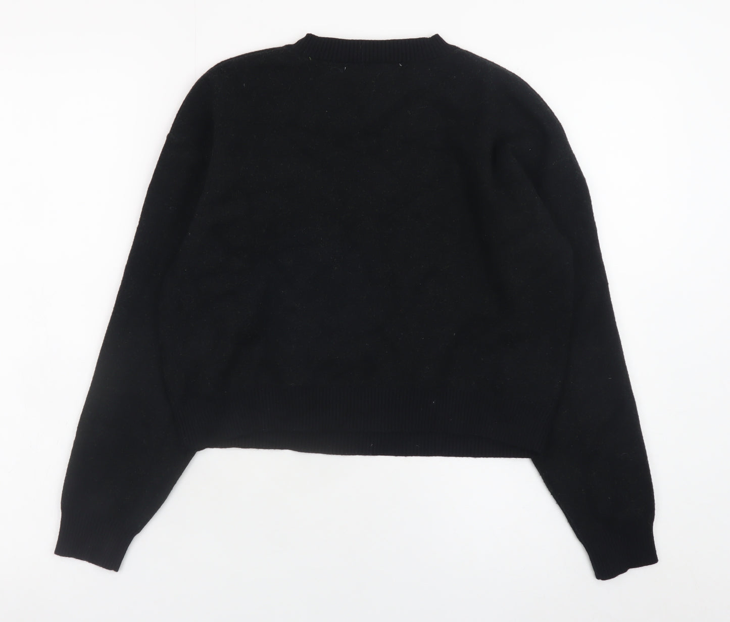 Vigoss Womens Black Cherry Knit Pullover Jumper Size 14