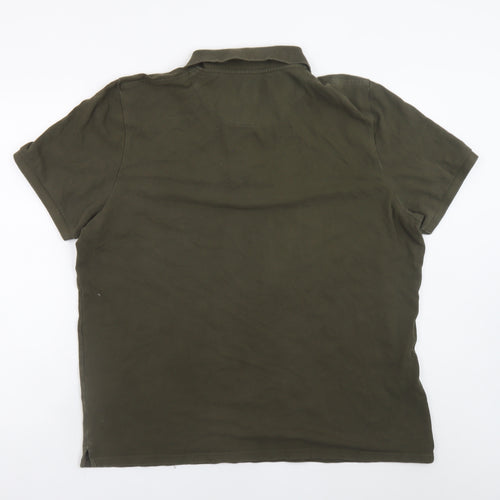 Lyle & Scott Men's Green 2XL Cotton Polo Shirt