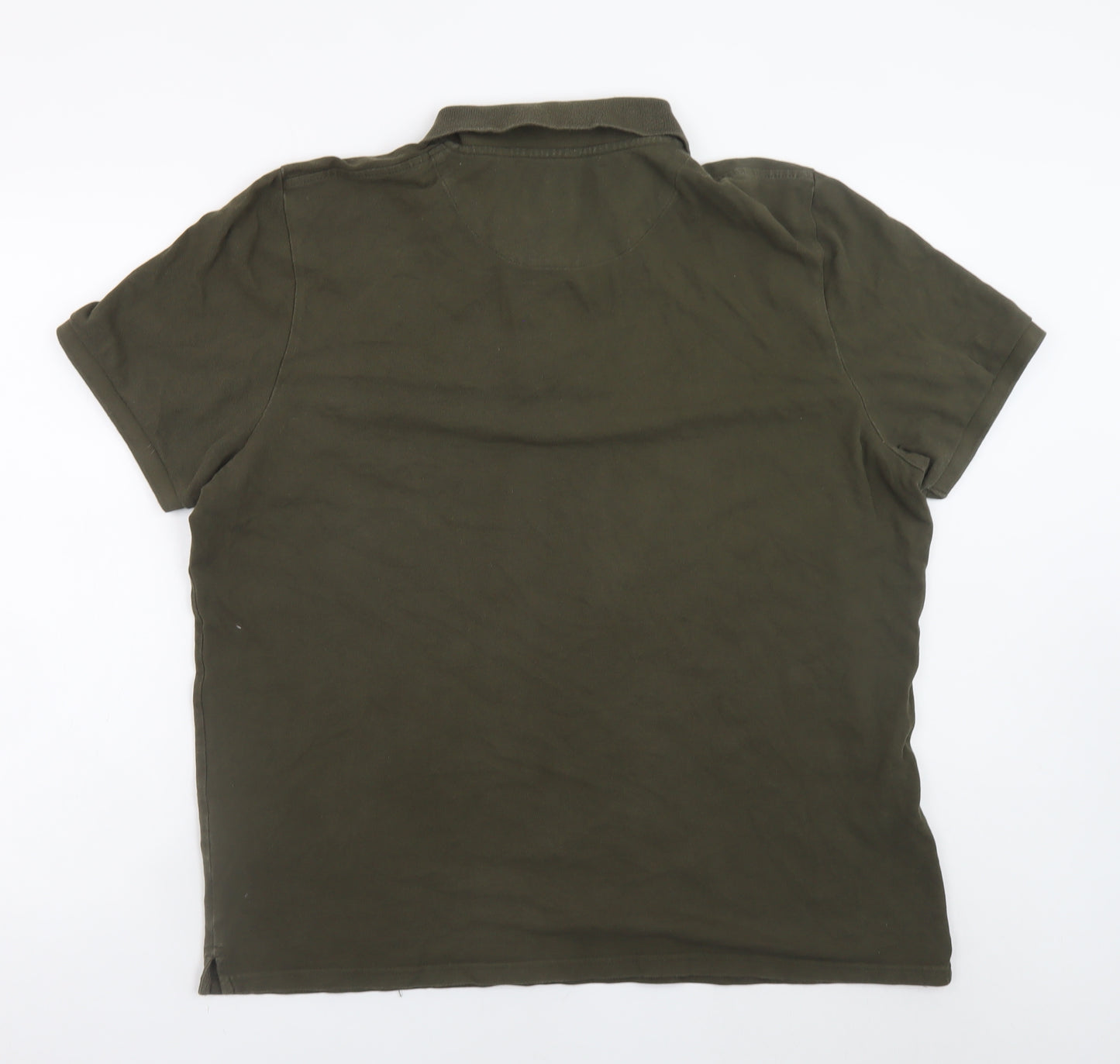Lyle & Scott Men's Green 2XL Cotton Polo Shirt