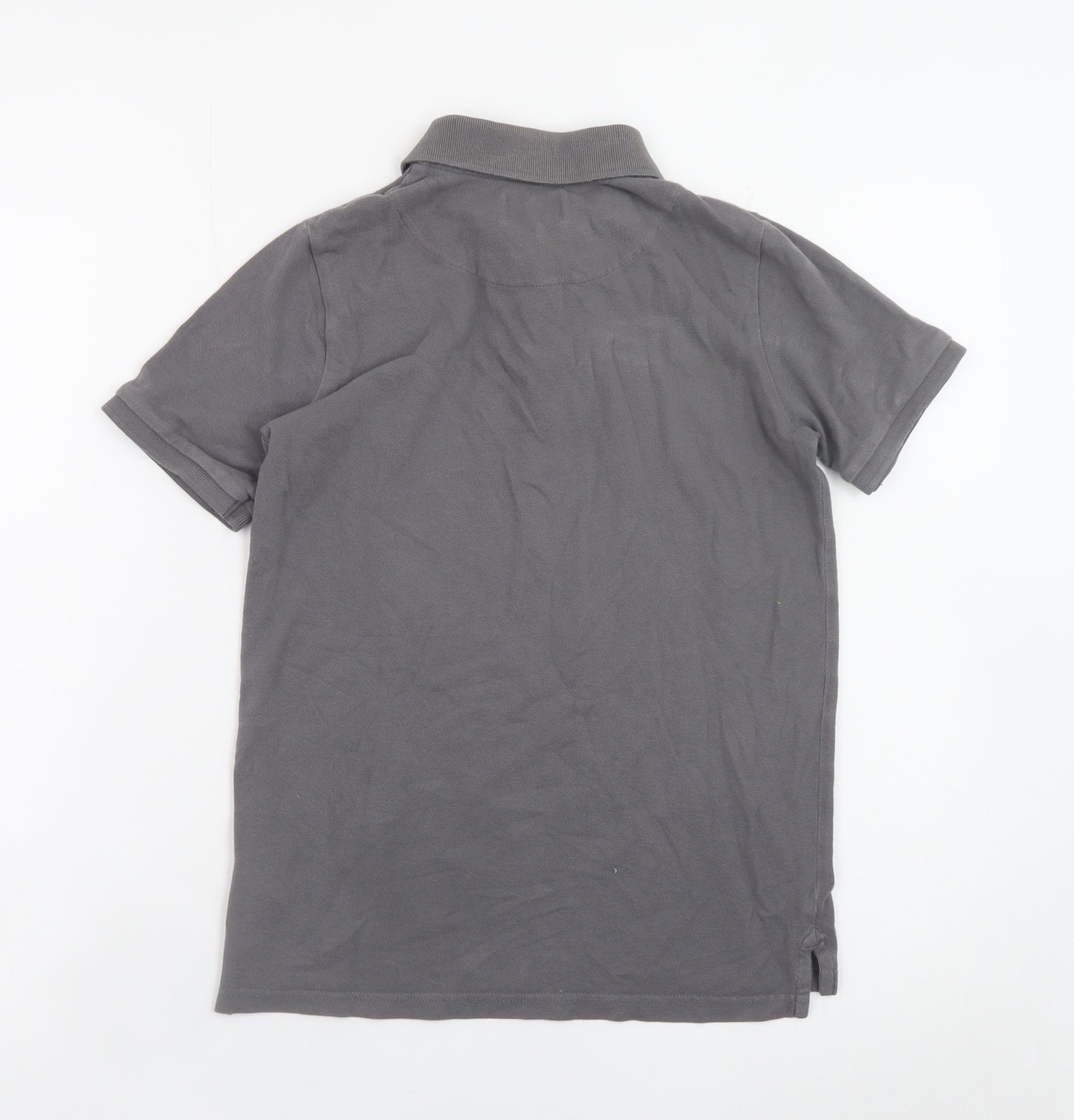Lyle & Scott Junior Boys Grey Polo Shirt 10-11 Years 100% Cotton Classic Style