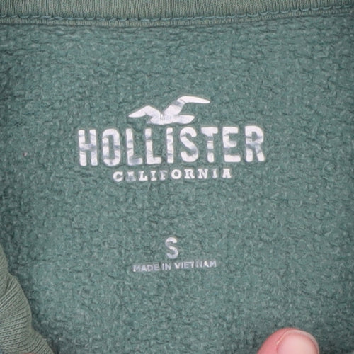 Hollister Men’s Green Pullover Hoodie S Yosemite Valley Graphic