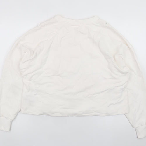 Next Coca-Cola White Polar Bear Graphic Pullover Sweatshirt L Womens