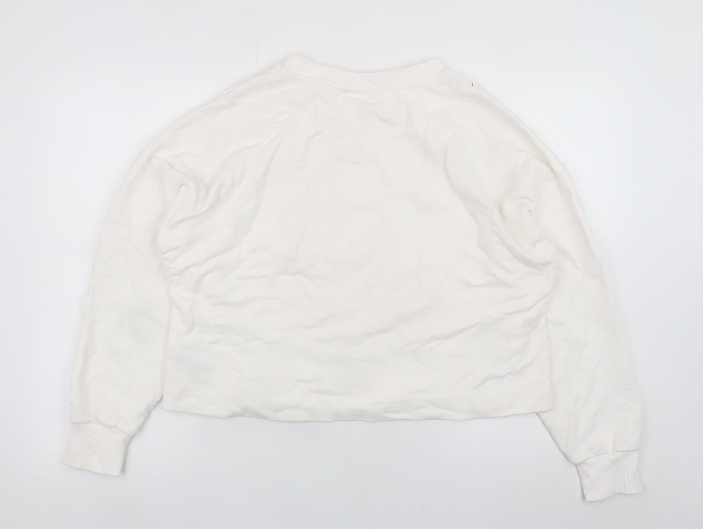 Next Coca-Cola White Polar Bear Graphic Pullover Sweatshirt L Womens