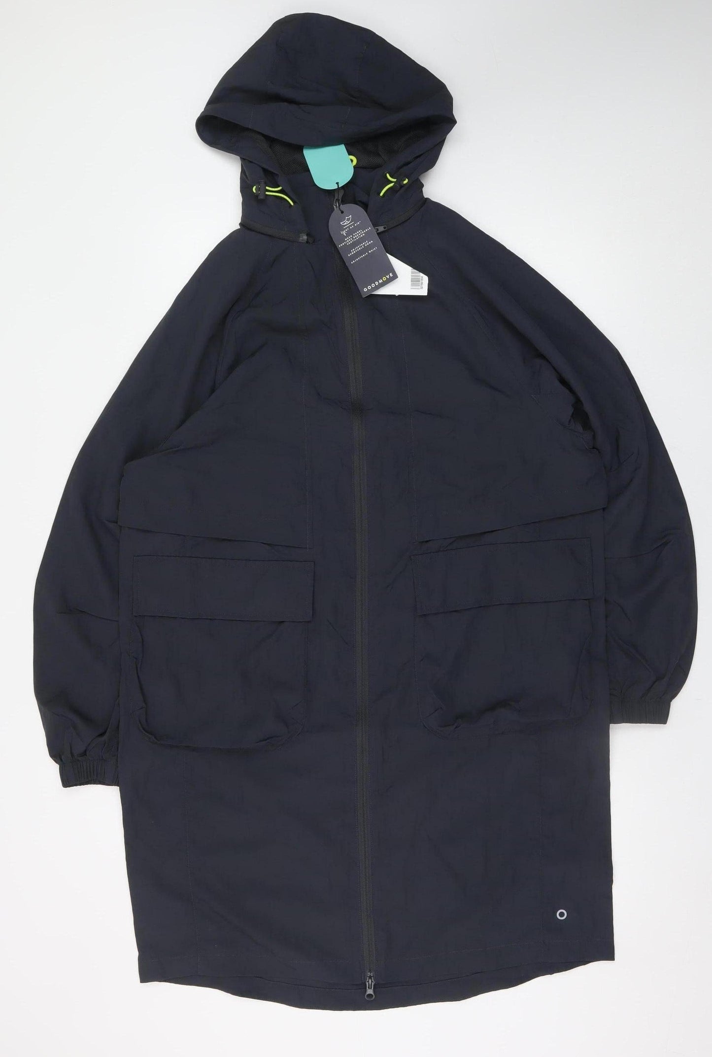 Marks and Spencer Men’s Blue Hooded Parka Coat S Regular Fit