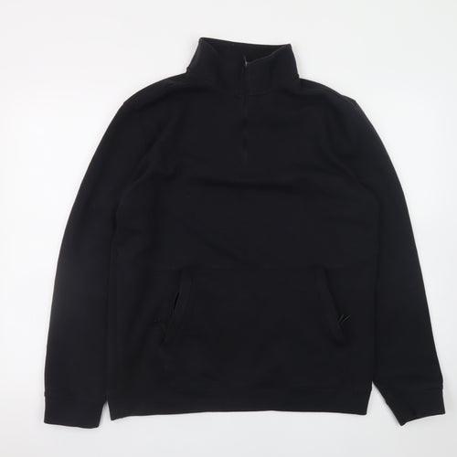 All in Motion Men's Black M 1/4 Zip Pullover Sweatshirt