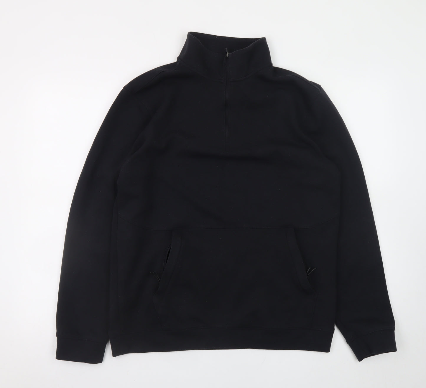 All in Motion Men's Black M 1/4 Zip Pullover Sweatshirt