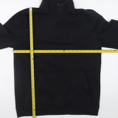 All in Motion Men's Black M 1/4 Zip Pullover Sweatshirt