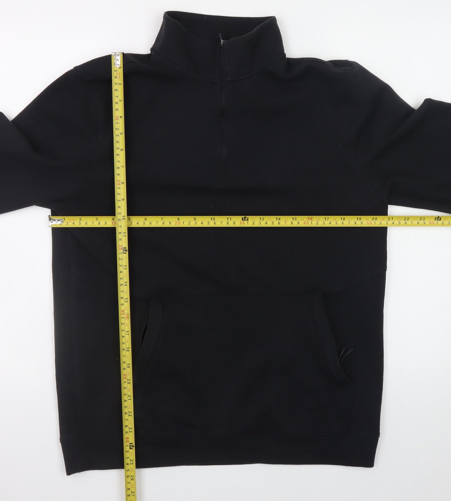 All in Motion Men's Black M 1/4 Zip Pullover Sweatshirt