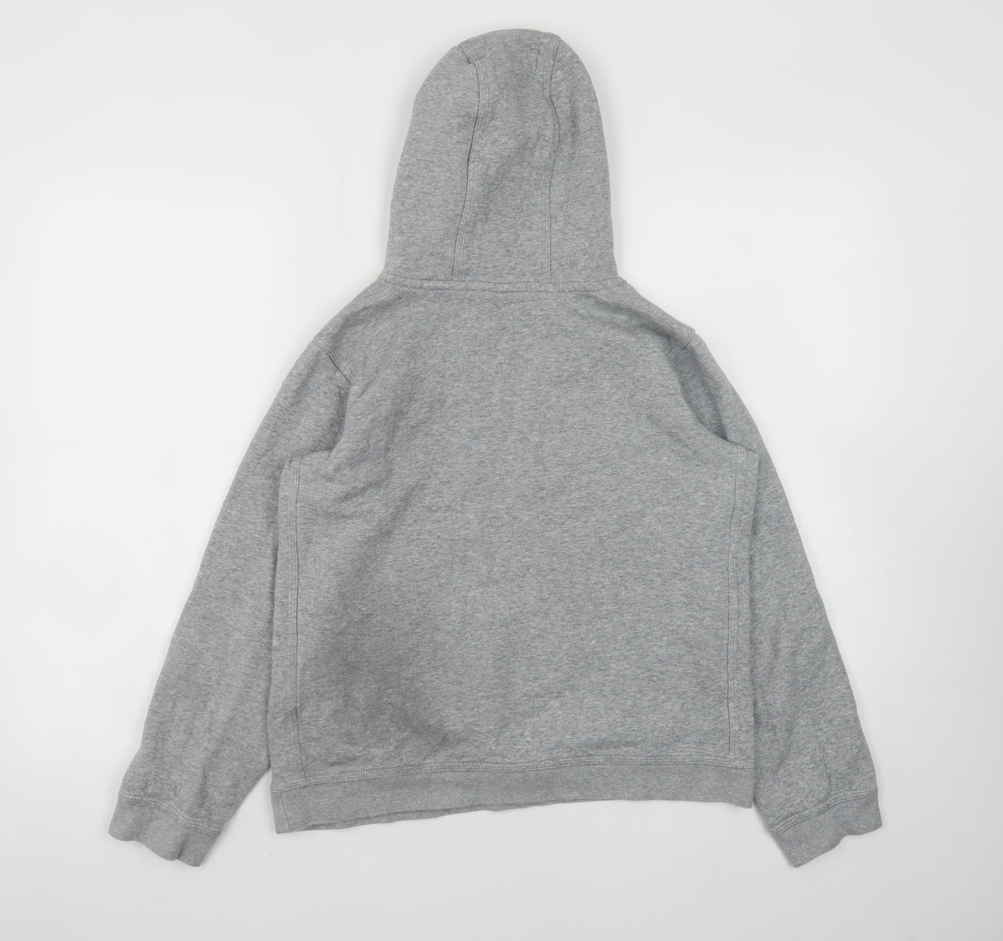 Nike Teens Grey Pullover Hoodie XL Regular Fit Fleece Sweatshirt