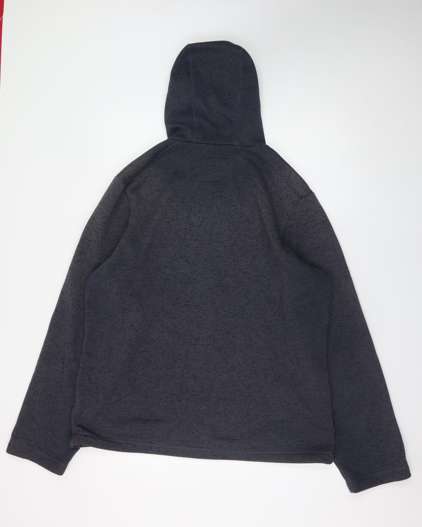 Sprayway Men's Blue 2XL Full Zip Hooded Fleece Jacket