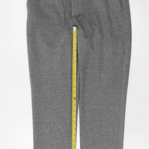 Topman Men's Grey Slim Fit Stretch Trousers Size 32S