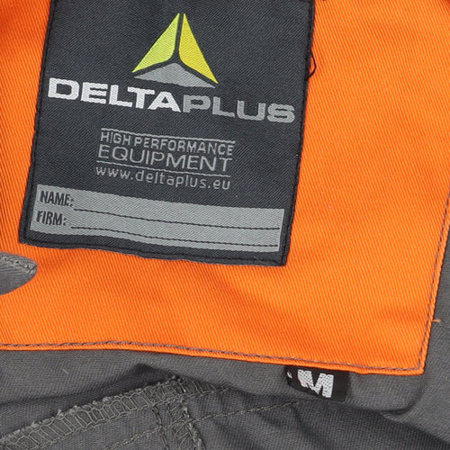 Deltaplus Men's Grey Cargo Workwear Trousers M Regular Fit