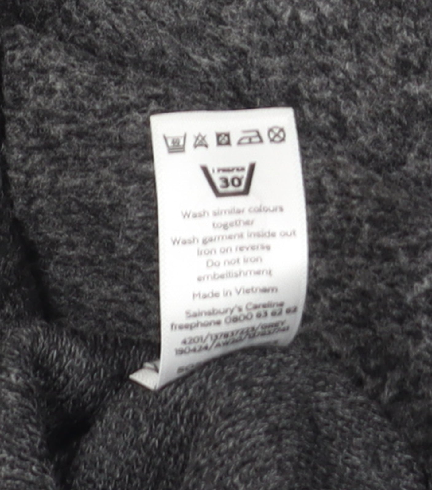 Tu Women Grey Roll Neck Embellished Jumper Size 16