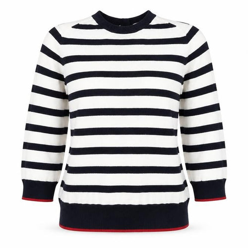 Zara Women’s Multicoloured Striped Crew Neck Knit Jumper Size S
