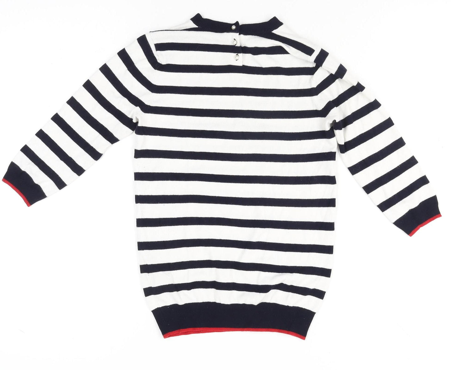 Zara Women’s Multicoloured Striped Crew Neck Knit Jumper Size S