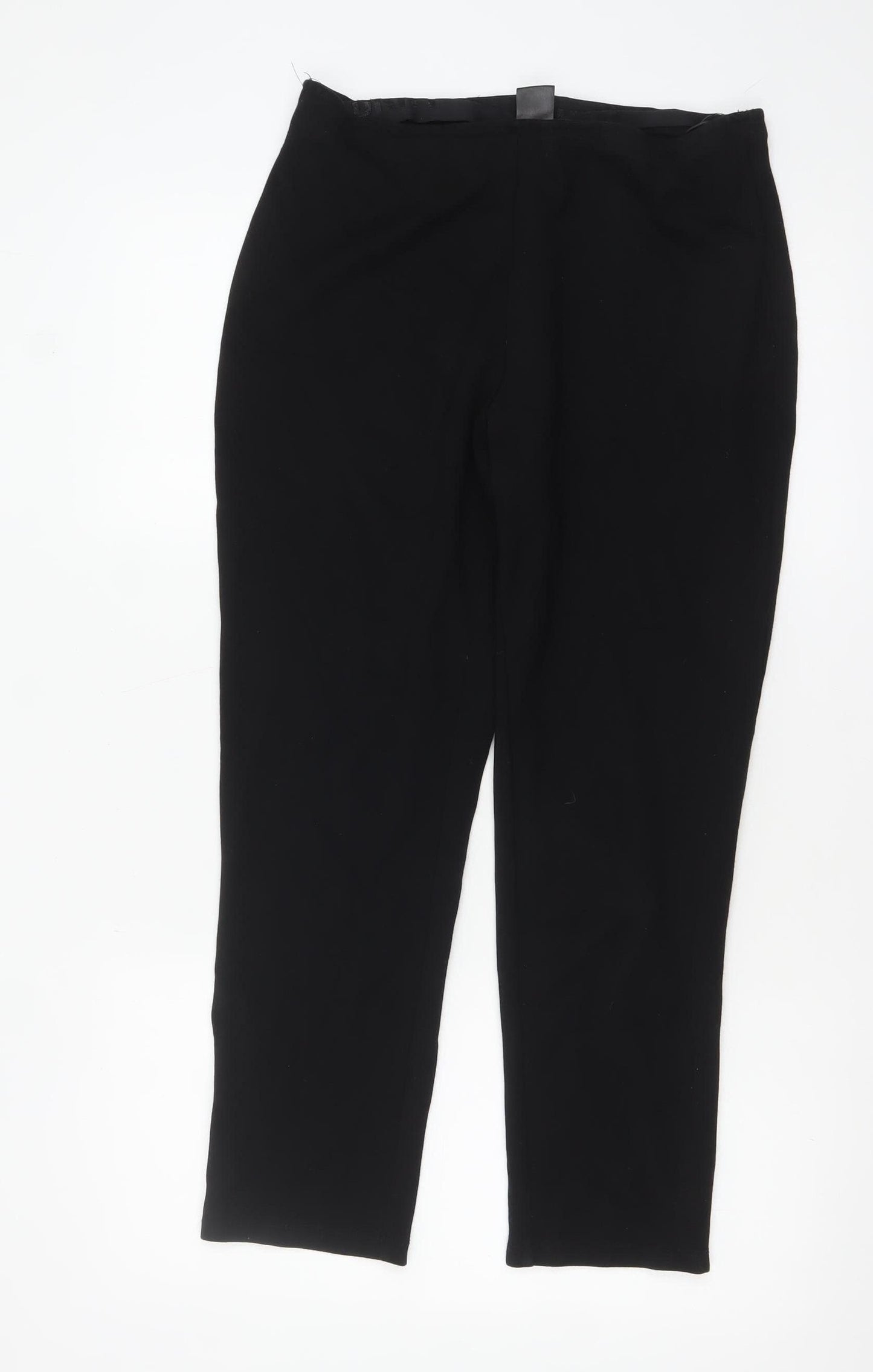 DKNY Womens Black Leggings Size L Slim Fit Stretch Jersey Trousers