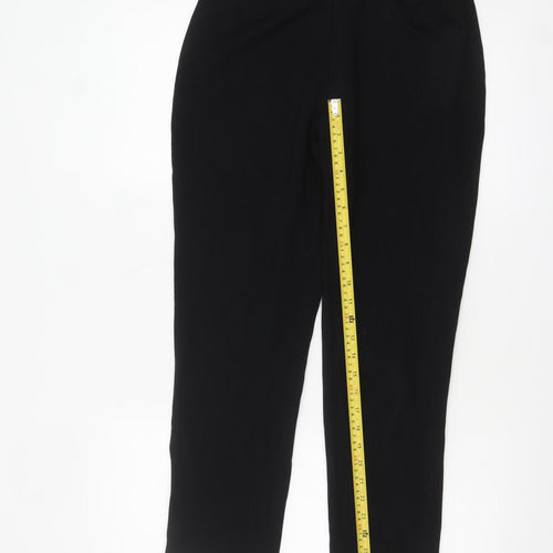 DKNY Womens Black Leggings Size L Slim Fit Stretch Jersey Trousers