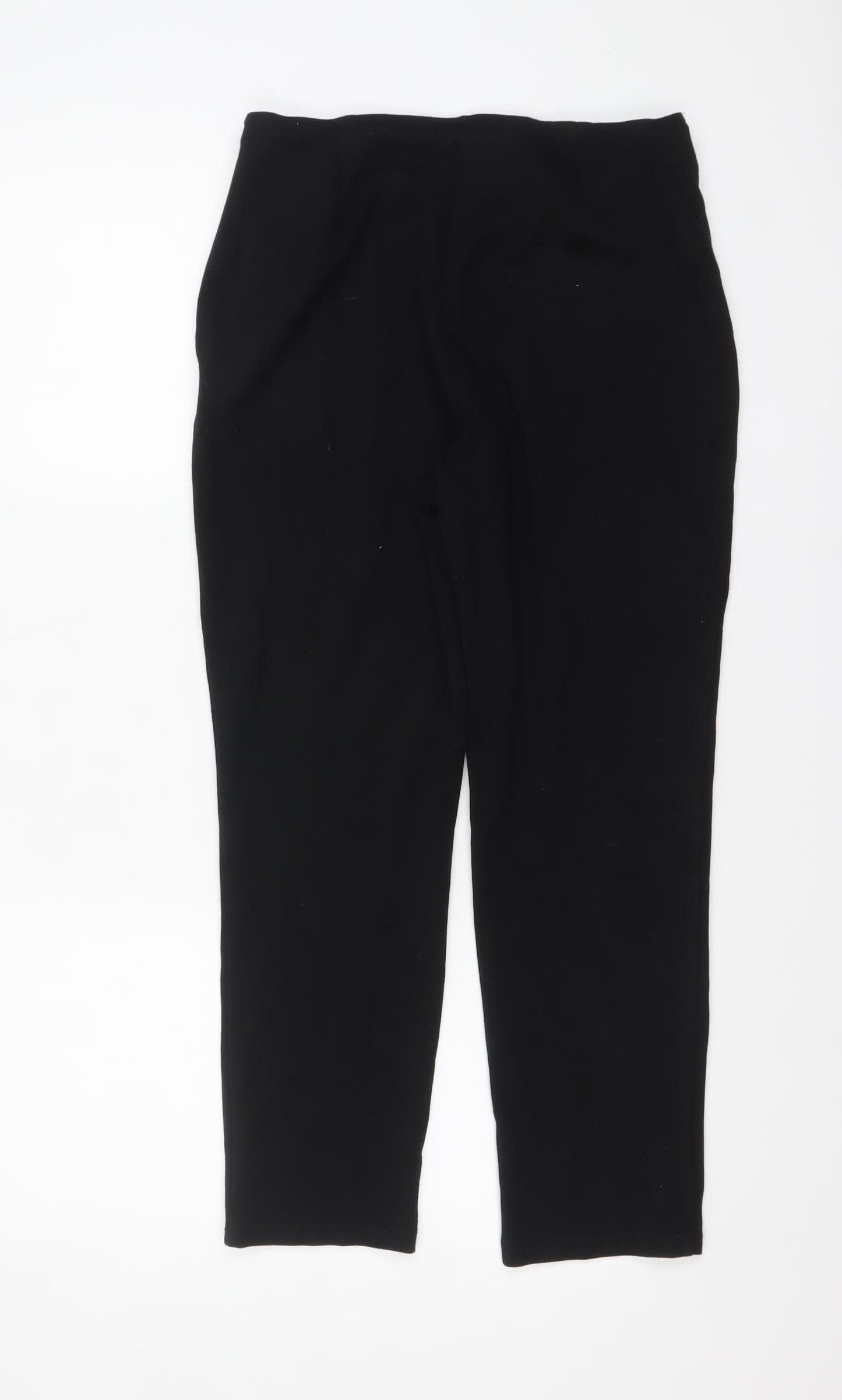 DKNY Womens Black Leggings Size L Slim Fit Stretch Jersey Trousers