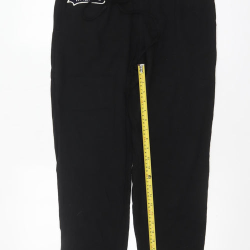 Ralph Lauren Men's Black Cotton Sweatpants M Logo Casual Trousers