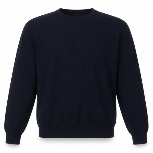 Marks and Spencer Mens Blue Pure Cotton Crew Neck Jumper L