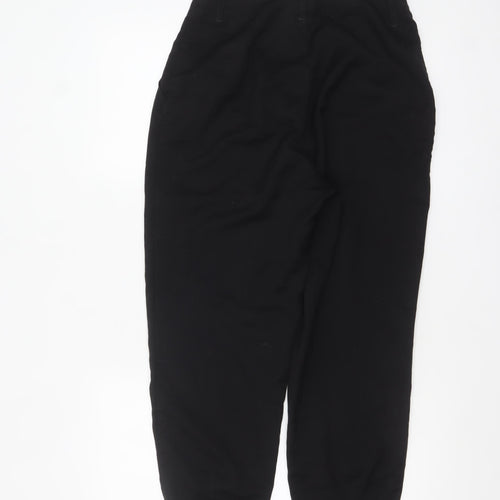 H&M Divided Women’s Black High-Rise Slim Tapered Trousers Size 10