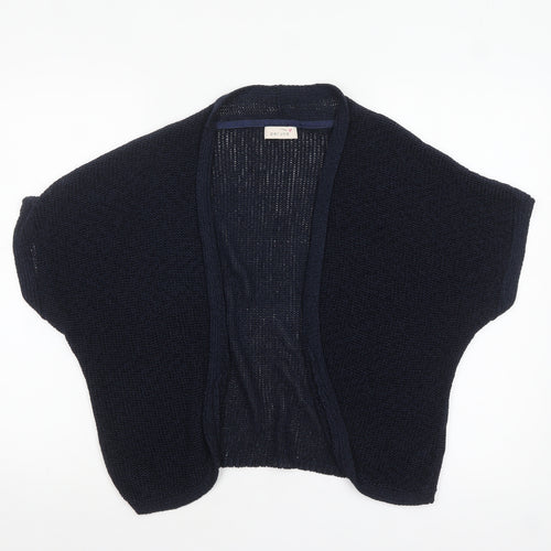 Marks and Spencer Women Blue Open-Knit Shrug Cardigan Size 20