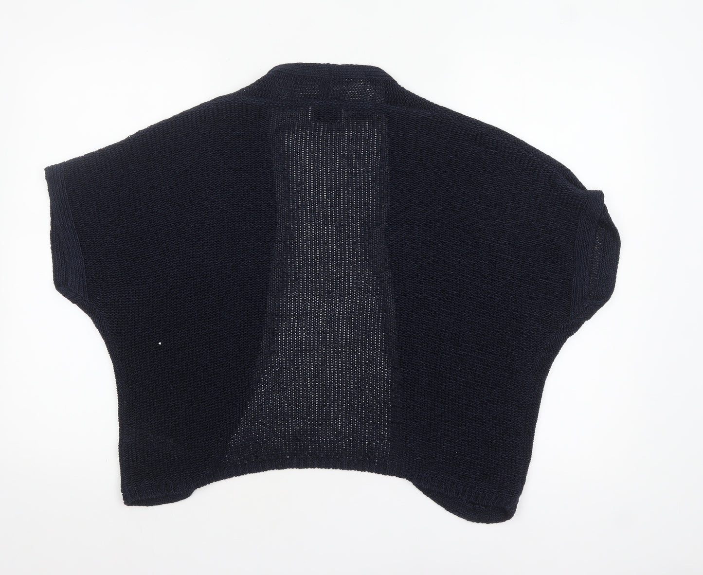 Marks and Spencer Women Blue Open-Knit Shrug Cardigan Size 20