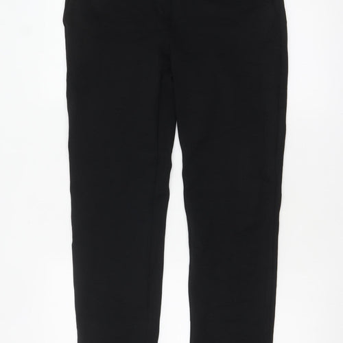 Nutmeg Women Black Slim Fit Stretch Trousers Size 10