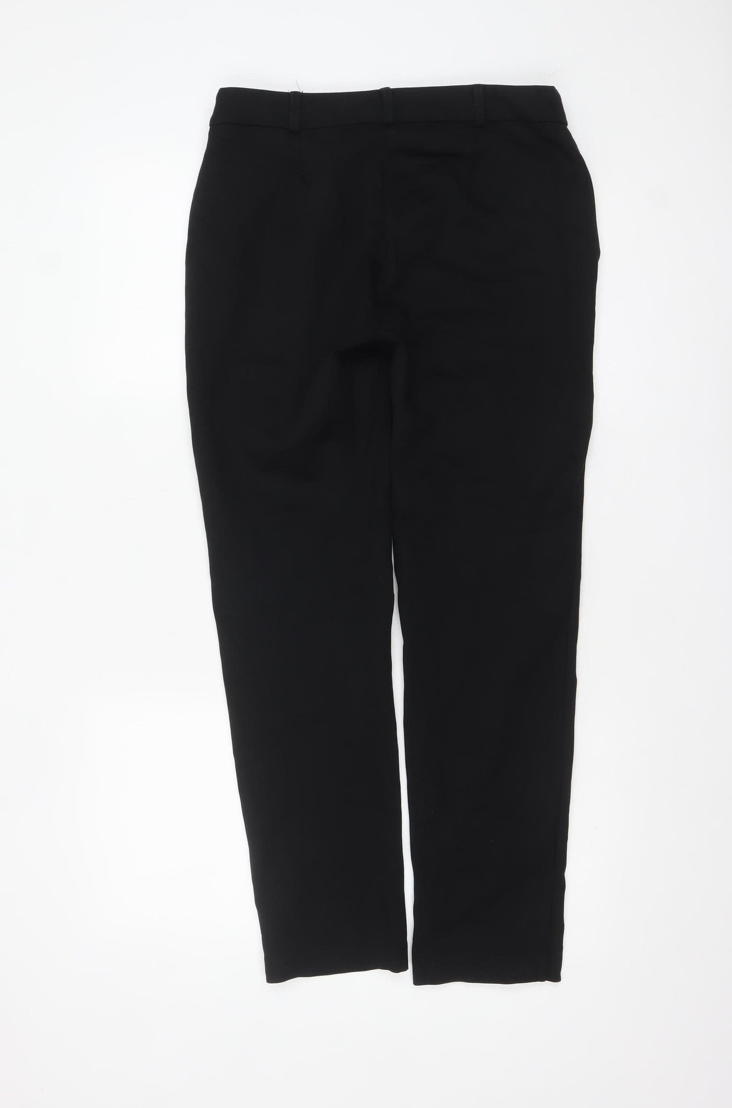Nutmeg Women Black Slim Fit Stretch Trousers Size 10