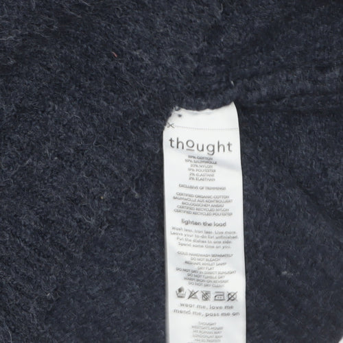 Thought Women's Grey Sleeveless Mock Neck Knit Vest Size 14