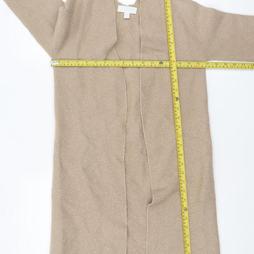 The White Company Womens Beige Wool Cashmere Cardigan XS