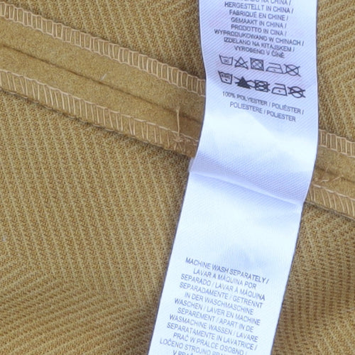 Primark Women's Yellow Long Coat Size 8 Lightweight Overcoat