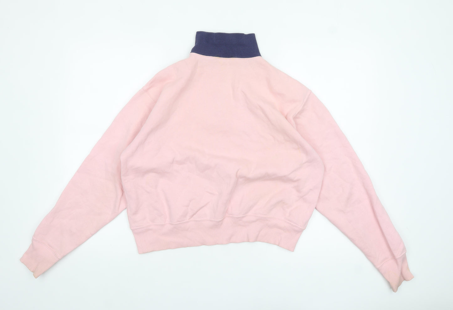 Polo Ralph Lauren Women Pink 1/2 Zip Pullover Sweatshirt Size S