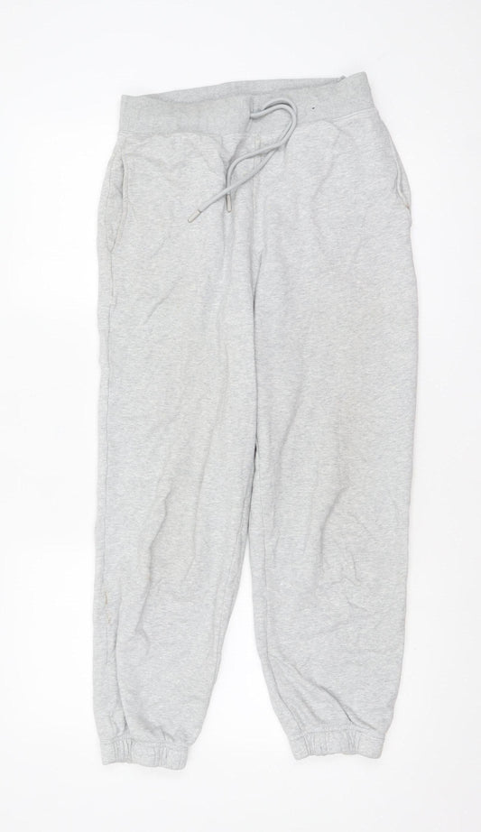 Marks and Spencer Women's Grey Jogger Trousers Size 10 Regular