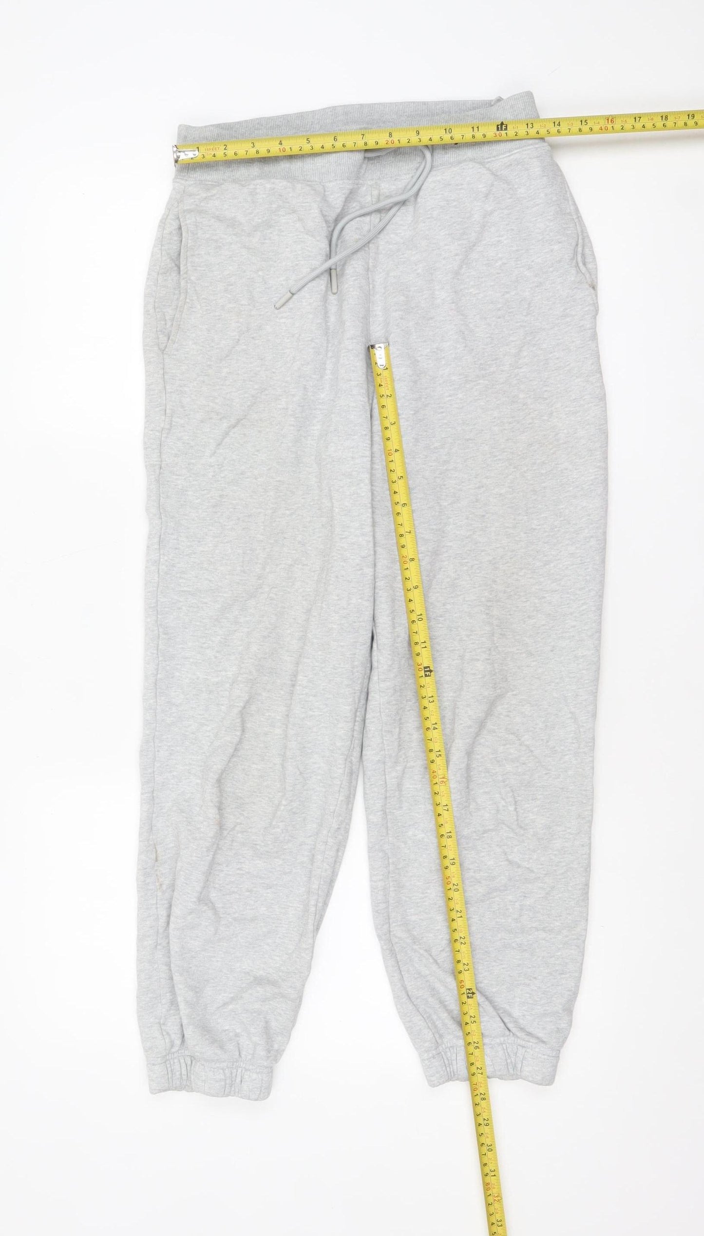 Marks and Spencer Women's Grey Jogger Trousers Size 10 Regular