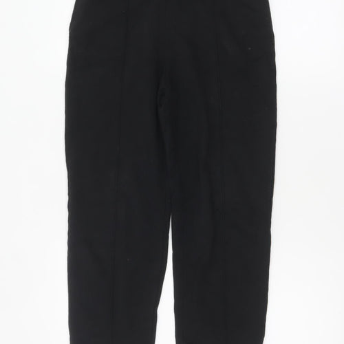 Koton Teens Black XS Fleece Sweatpants with Elastic Waist