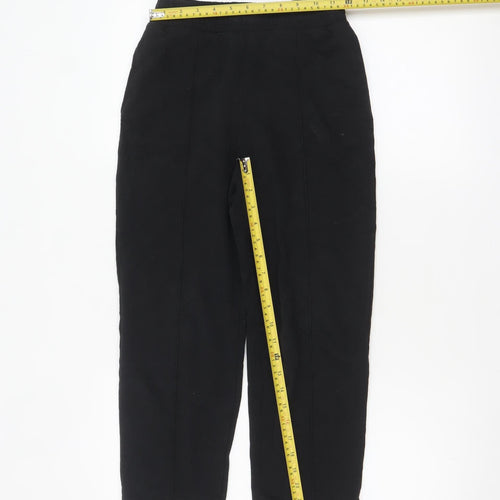 Koton Teens Black XS Fleece Sweatpants with Elastic Waist