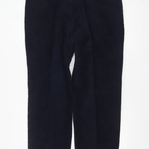 Joseph Turner Men's Blue Chino Trousers 38R Cotton Straight Leg